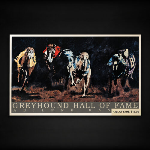 Greyhound Hall of Fame Poster